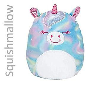 Anouk the Tie-Dye Unicorn Squishmallow, Series 2 Mystery Squad 8 inches …
